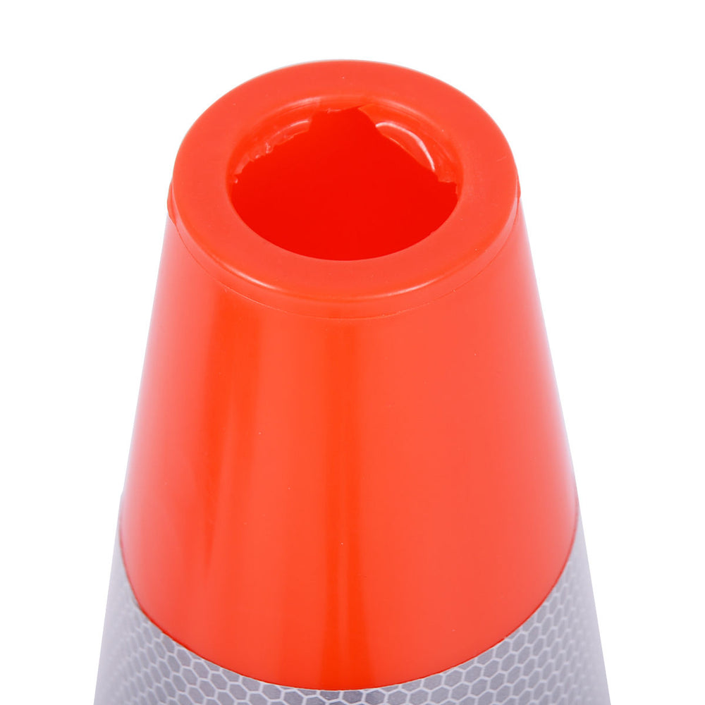 Costway 5PCS Traffic Cones 18'' Slim Fluorescent Reflective Road Safety Parking Cones