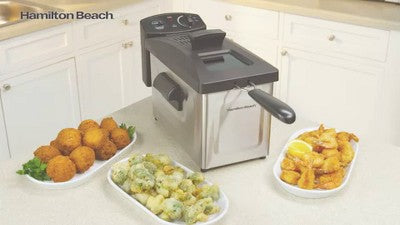 Hamilton Beach 2.1qt Oil Capacity Deep Fryer - Stainless Steel