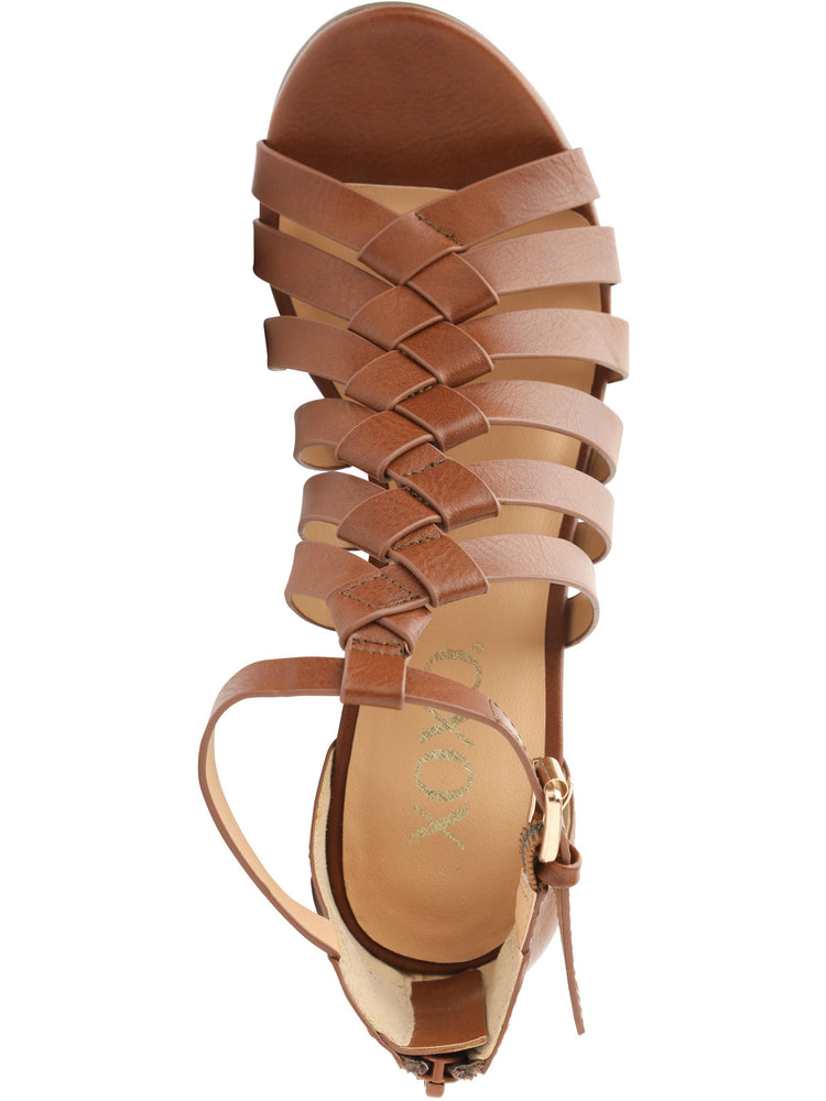 Women's Baxter Strappy Block Heel Sandals, Color: - Tan