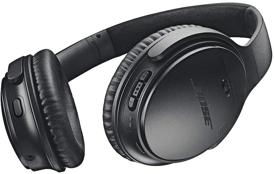 Bose QuietComfort 35 II Wireless Bluetooth Headphones, Noise-Cancelling, with Alexa voice control - Black