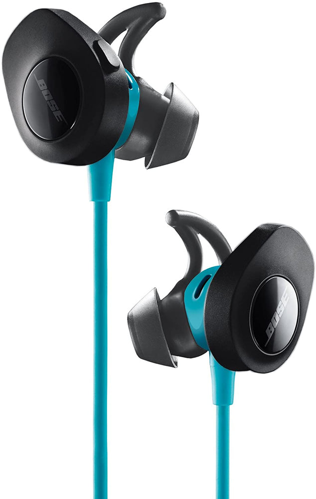 Bose 761529-0020 SoundSport, Wireless Earbuds, (Sweatproof Bluetooth Headphones for Running and Sports), Aqua