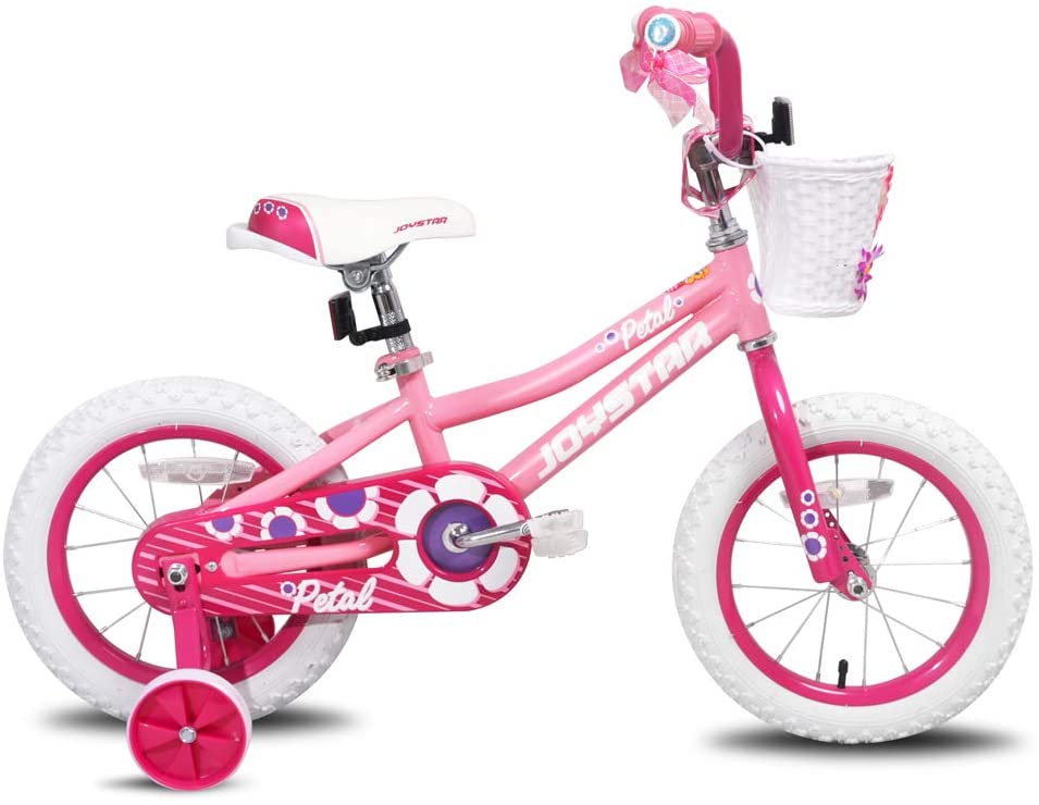 JOYSTAR 12 Inch Kids Bike with Training Wheels for 2-7 Years Old Girls 32