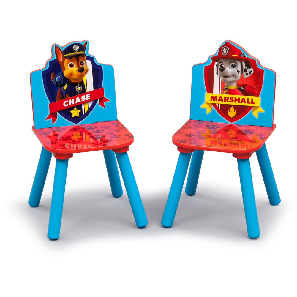 Nick Jr. PAW Patrol Wood Kids Storage Table and Chairs Set by Delta Children