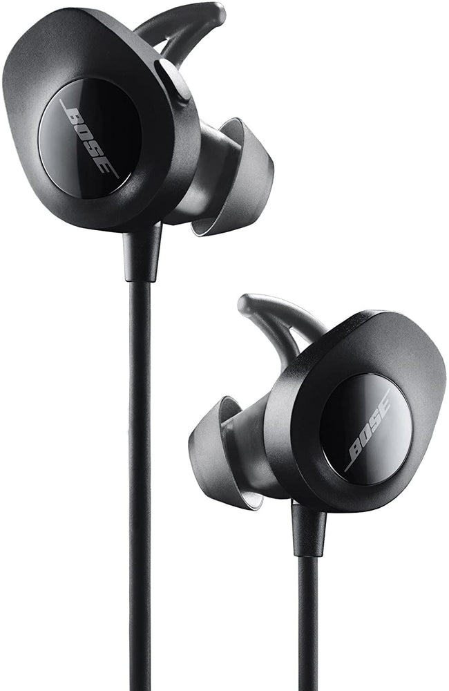 Bose SoundSport, Wireless Earbuds, (Sweatproof Bluetooth Headphones for Running and Sports), Black