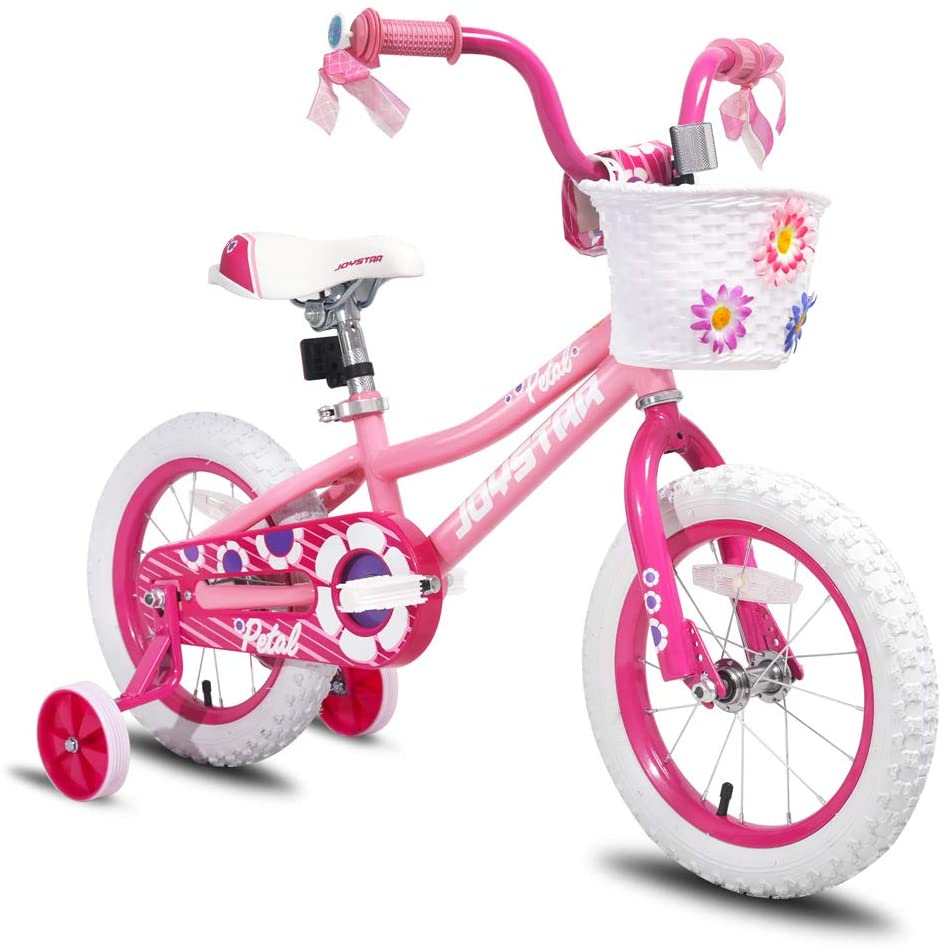 JOYSTAR 16 Inch Kids Bike with Training Wheels for 2-7 Years Old Girls 32
