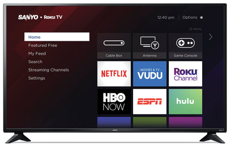 Sanyo 55" Class 4K Ultra HD (2160p) HDR Roku Smart TV (FW55R70F)