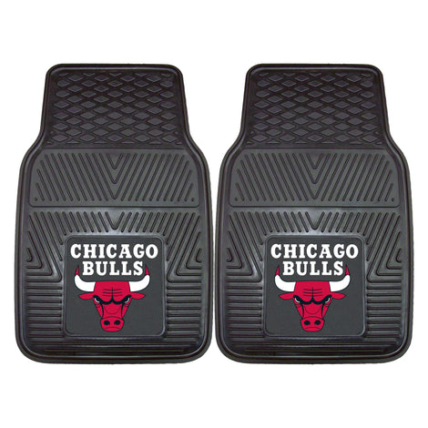 Chicago Bulls 2-pc Vinyl Car Mats 17"x27"