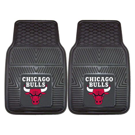 Chicago Bulls 2-pc Vinyl Car Mats 17"x27"