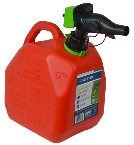 Scepter 2 Gallon SmartControl Gas Can, FR1G201, Red