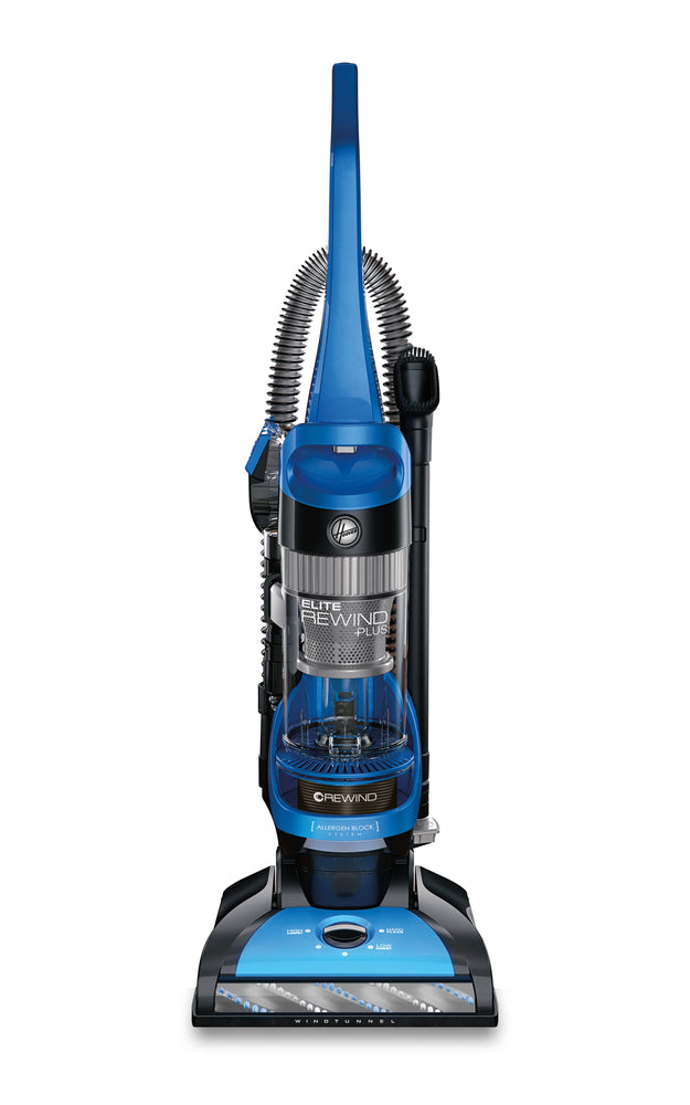 Hoover Elite Rewind Plus Upright Vacuum Cleaner w/ Filter Made with HEPA Media, UH71200