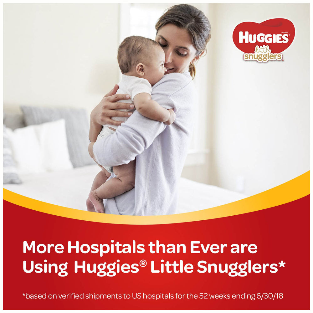 HUGGIES Little Snugglers Diapers, Size 5, 58 Count