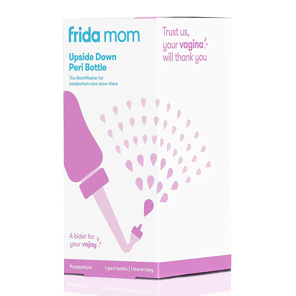 Frida Mom Upside Down Peri Bottle for Postpartum Care | The Original Fridababy MomWasher for Perineal Recovery and Cleansing After Birth