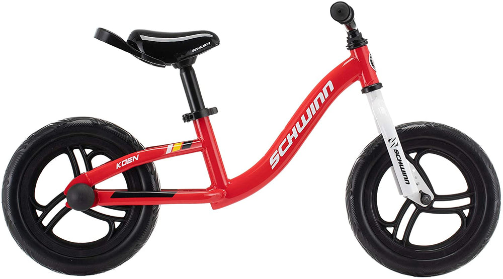 Schwinn Koen Boys Bike for Toddlers and Kids, 12, 14, 16, 18, 20 inch Wheels for Ages 2 Years and Up, Red, Blue or Black, Balance or Training Wheels, Adjustable Seat