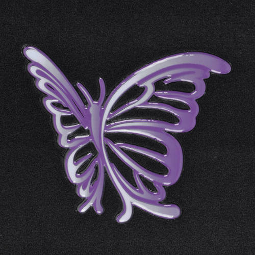 Purple Butterfly Car Floor Mats, 4 Piece Design Mats