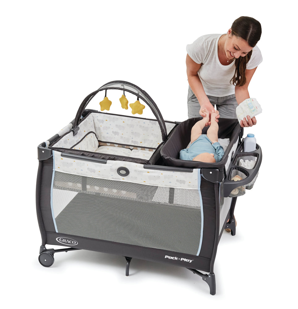 Graco Pack 'n Play Anywhere Dreamer Playard with Bassinet, Hattie