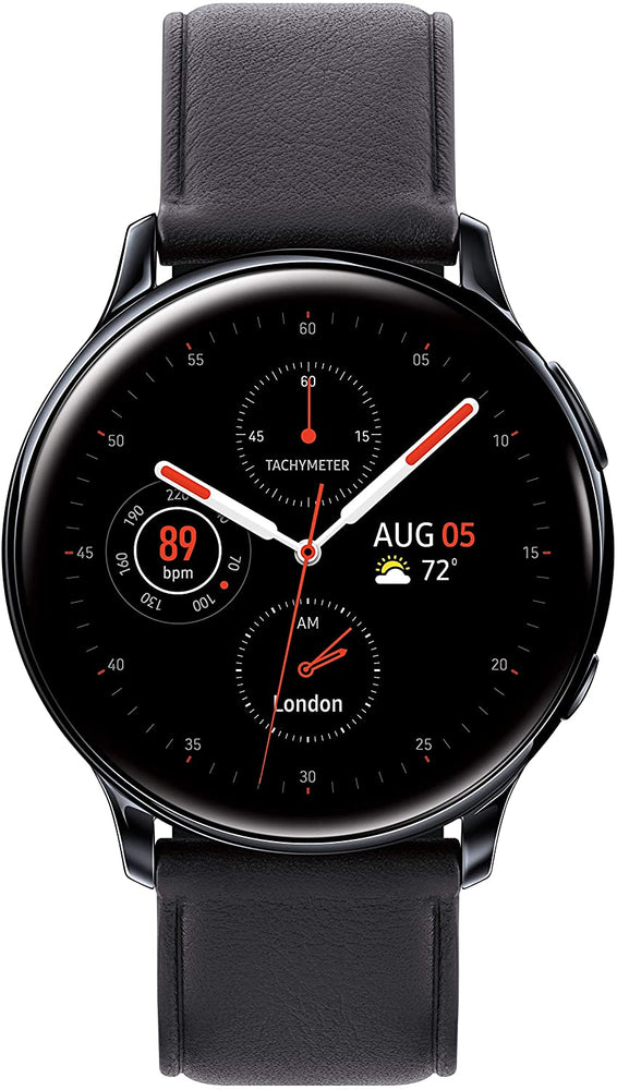 Samsung Galaxy Watch Active2 W/ Enhanced Sleep Tracking Analysis, Auto Workout Tracking, and Pace Coaching (40mm, GPS, Bluetooth), Aqua Black - US Version