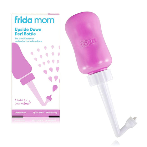 Frida Mom Upside Down Peri Bottle for Postpartum Care | The Original Fridababy MomWasher for Perineal Recovery and Cleansing After Birth