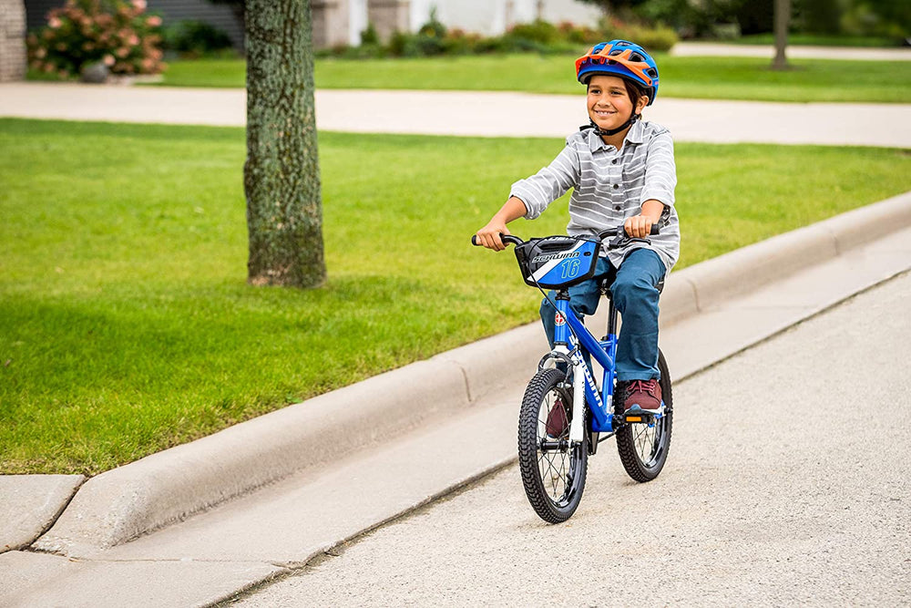 Schwinn Koen Boys Bike for Toddlers and Kids, 12, 14, 16, 18, 20 inch Wheels for Ages 2 Years and Up, Red, Blue or Black, Balance or Training Wheels, Adjustable Seat