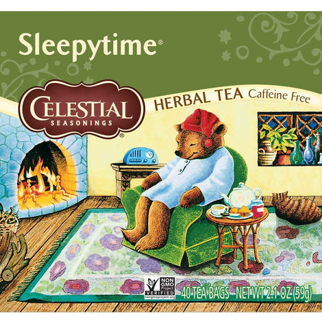 Celestial Seasonings Herbal Tea, Sleepytime, 40 Count Box (Pack of 6)