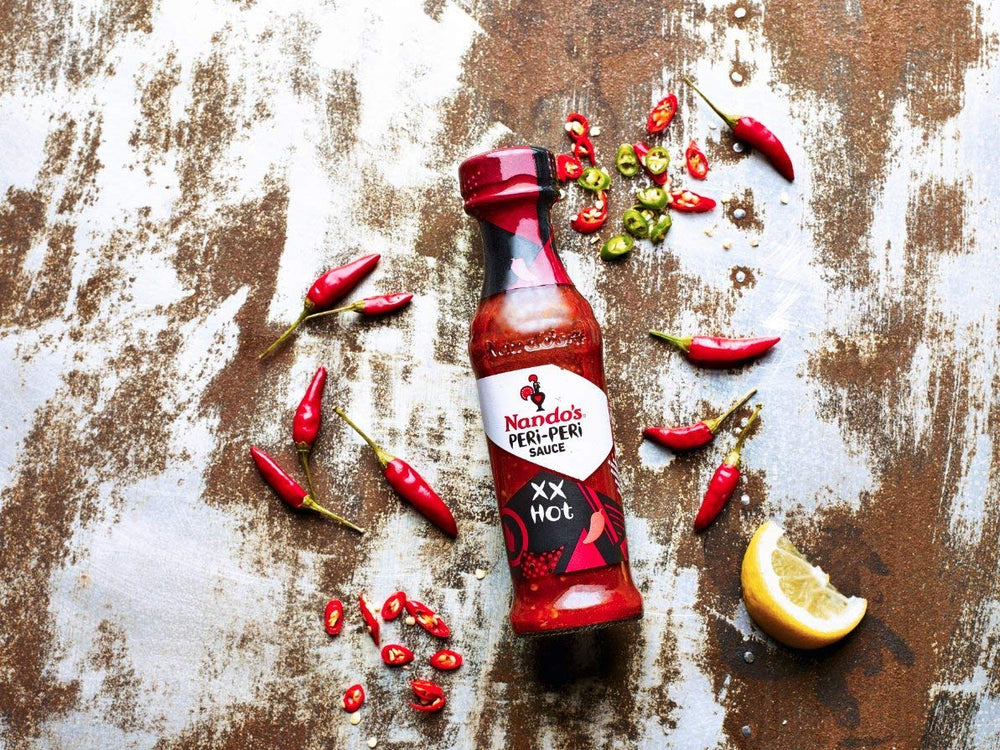 Nando's PERi PERi Hot Sauce Lovers Pack - Garlic, Medium, Hot, Extra Extra Hot - 9.1oz Bottles, 4PK