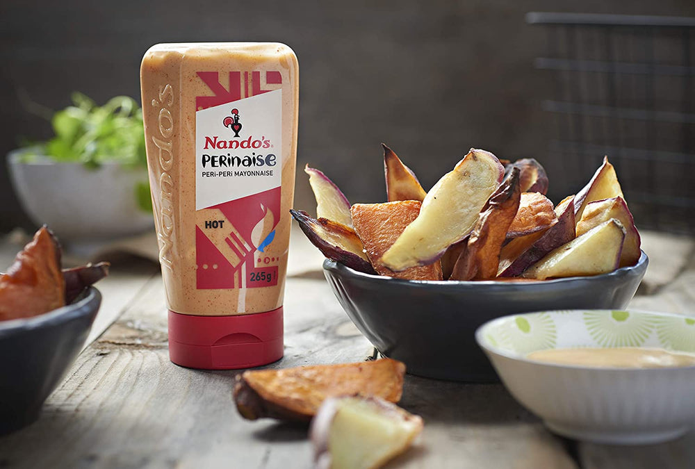 Nandos Original Perinaise - Flavored Mayonnaise Spread & Dressing - Gluten Free - 8.6 fl oz (3 Pack)