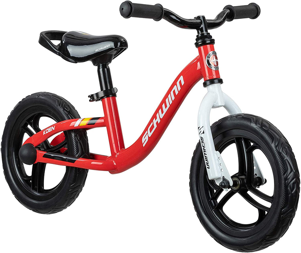 Schwinn Koen Boys Bike for Toddlers and Kids, 12, 14, 16, 18, 20 inch Wheels for Ages 2 Years and Up, Red, Blue or Black, Balance or Training Wheels, Adjustable Seat