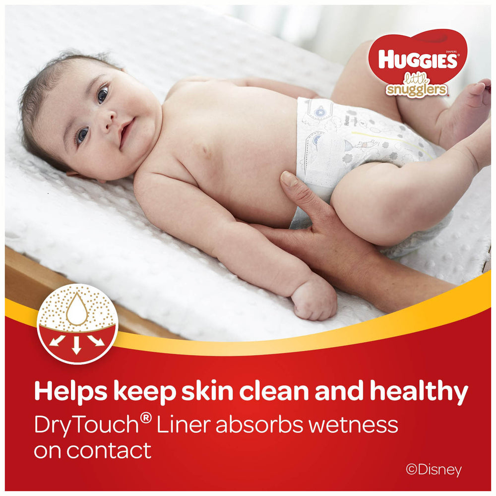 Huggies Little Snugglers Baby Diapers, Size 4, 140 Ct, Economy Plus Pack