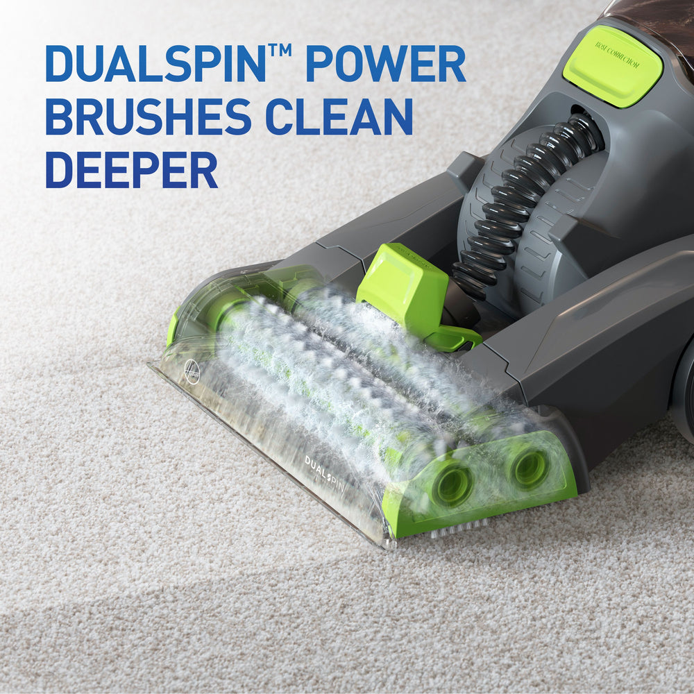 Hoover Dual Power Max Carpet Cleaner w/ Antimicrobial Brushes, FH54010