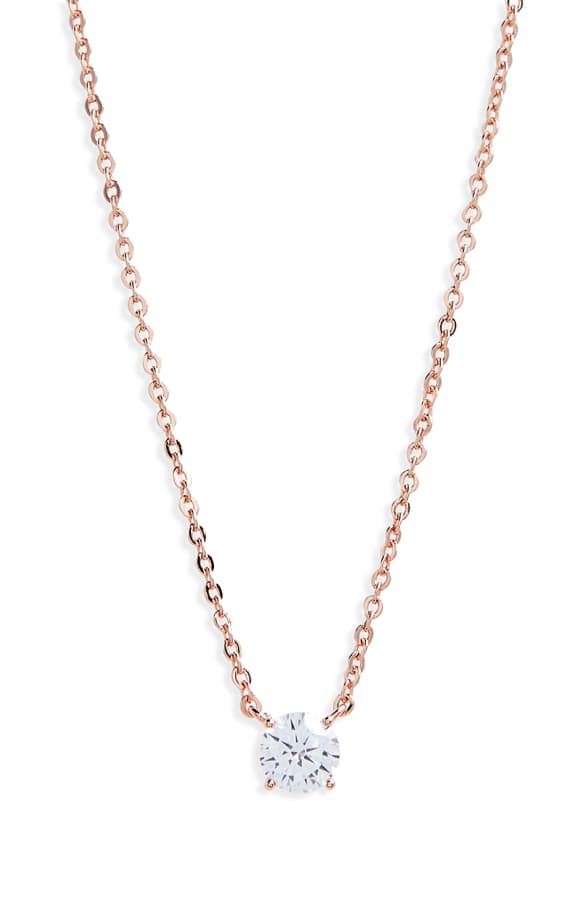 Cubic Zirconia Pendant Necklace