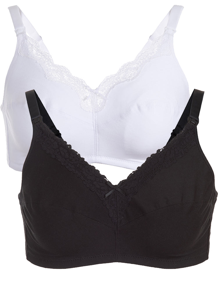 Loving Moments by Leading Lady Maternity Nursing Wireless Bra -2-Pack