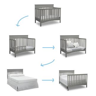 Delta Children Skylar 4-in-1 Convertible Crib