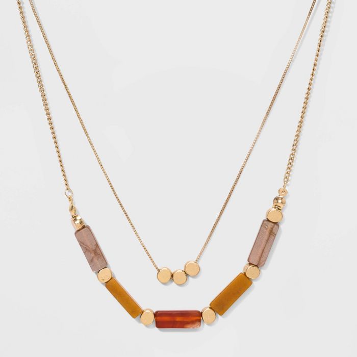 Semi-Precious Stones Necklace - Universal Thread™