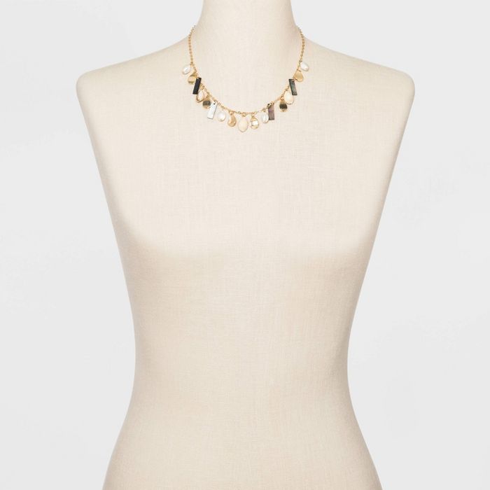 Shell Statement Necklace - A New Day™