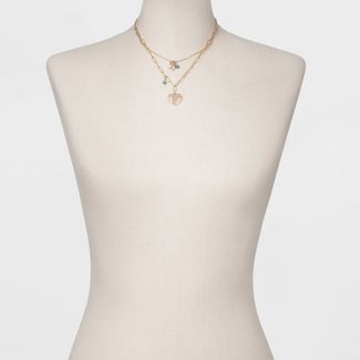 SUGARFIX by BaubleBar Layered Charm Necklace