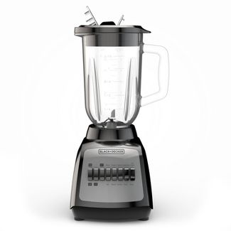 BLACK+DECKER Power Blender with Grinder Attachment - Black