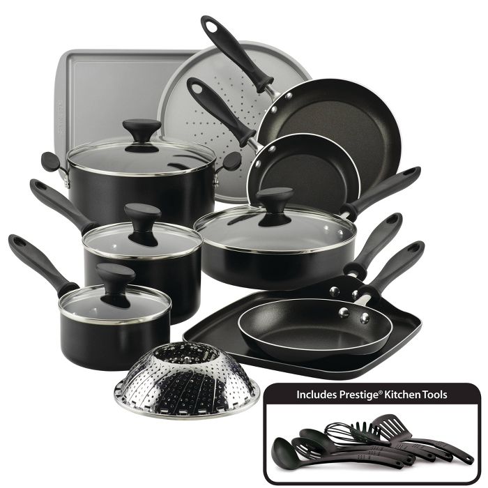 Farberware Reliance 21pc Aluminum Diamond-Reinforced Nonstick Cookware Set