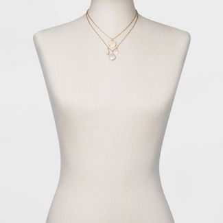 Two Row Pearl Necklace - A New Day™ Gold