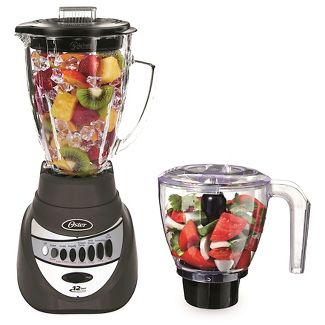 Oster Precise Blend Blender 700 + Food Chopper Gunmetal