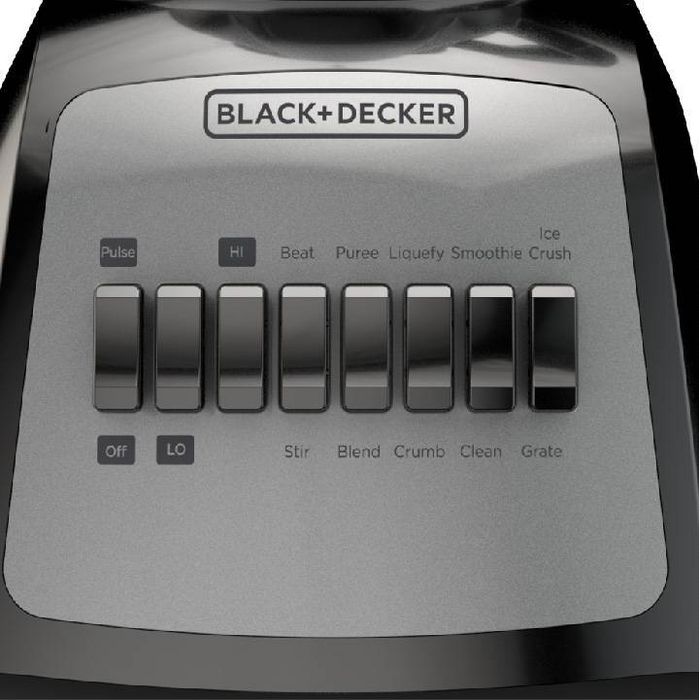 BLACK+DECKER Power Blender with Grinder Attachment - Black