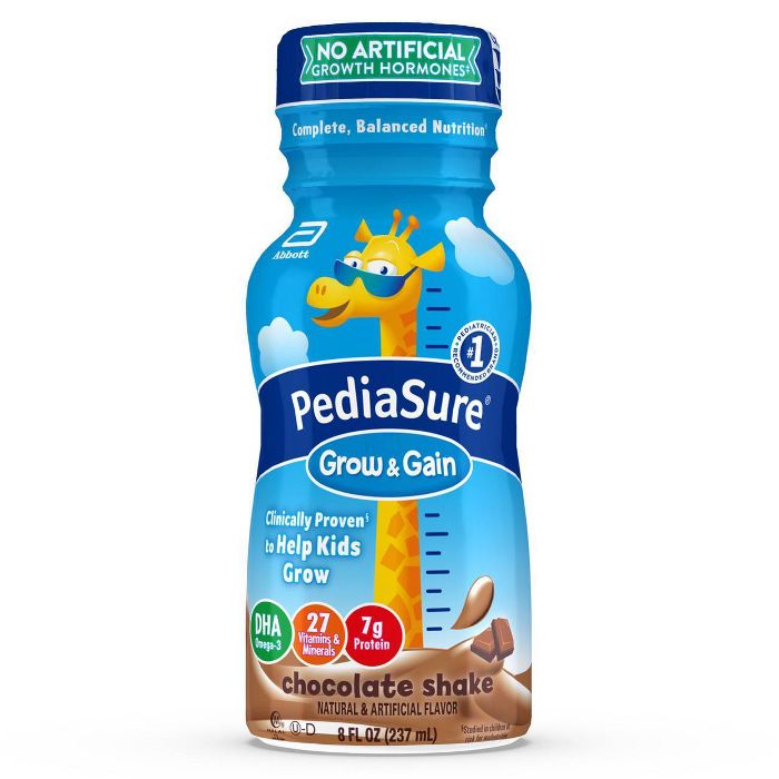 PediaSure Grow & Gain Kid's Nutritional Shake - Chocolate - 48 fl oz Total Pack of 6