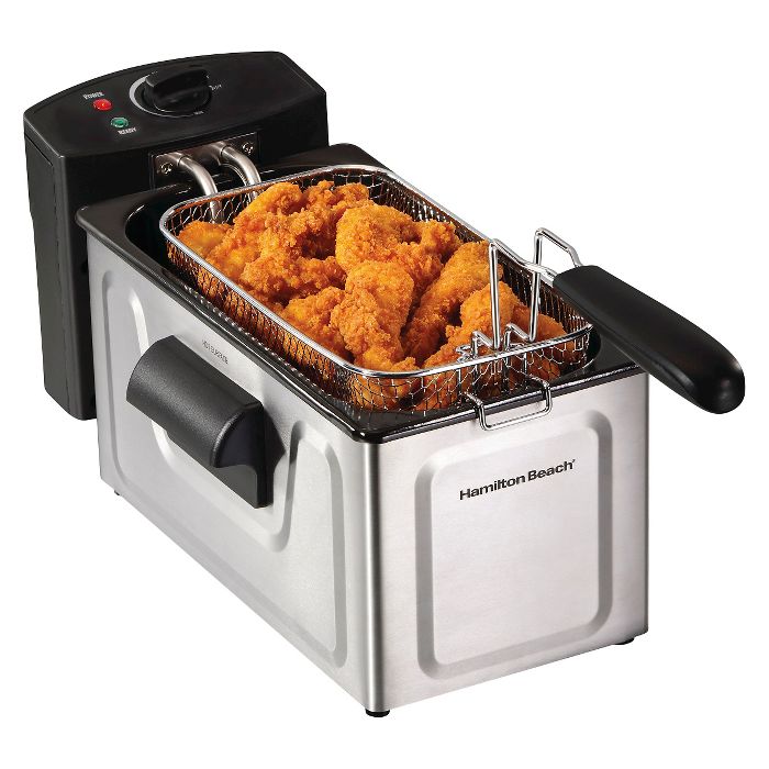 Hamilton Beach 2.1qt Oil Capacity Deep Fryer - Stainless Steel