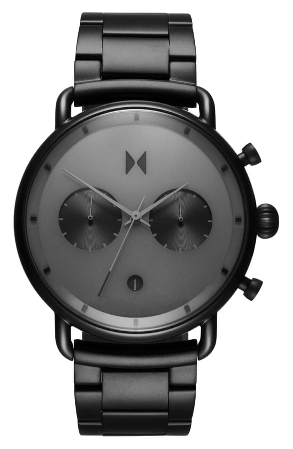 Blacktop Bracelet Watch, 47mm