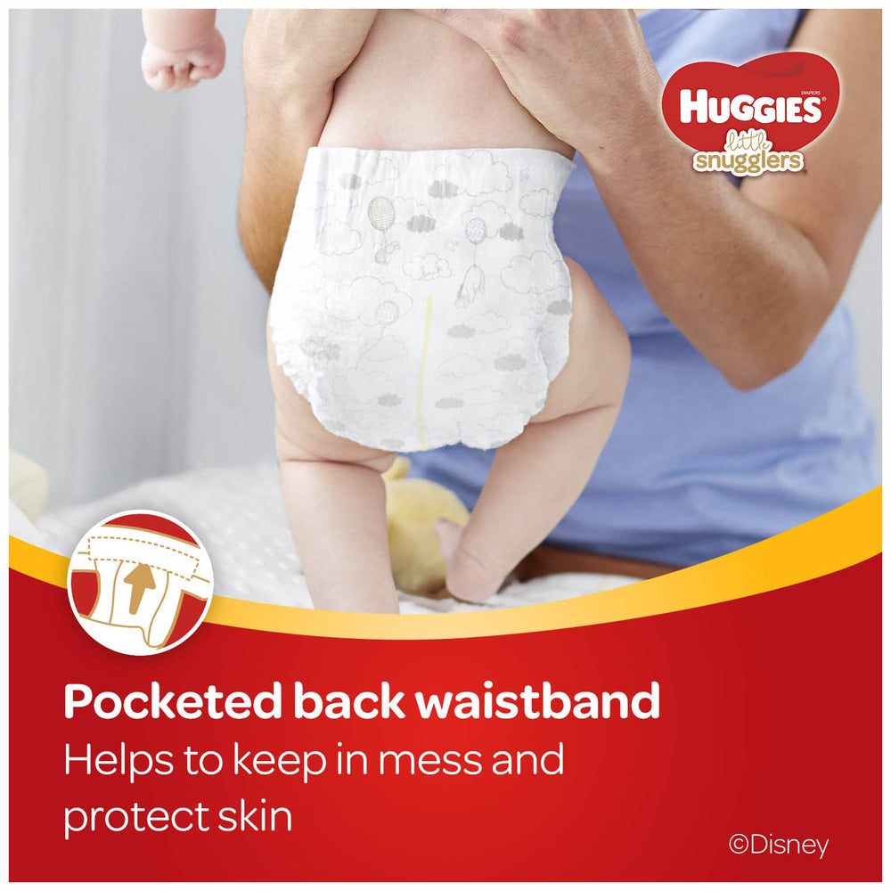 HUGGIES Little Snugglers Diapers, Size 5, 58 Count