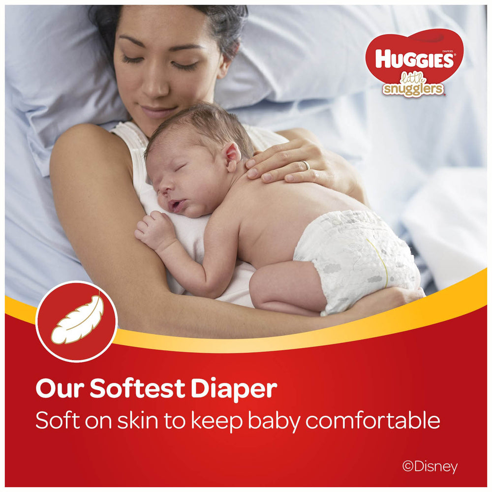 HUGGIES Little Snugglers Diapers, Size 5, 58 Count