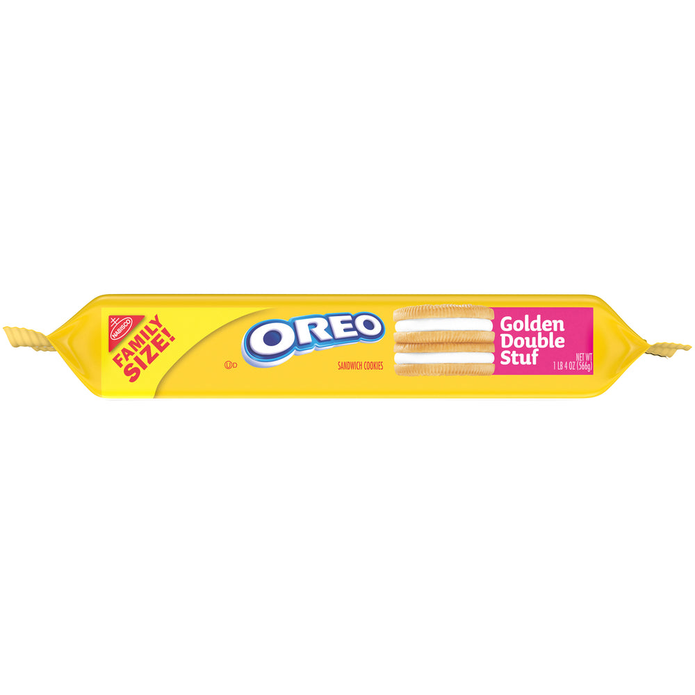 Nabisco Oreo Double Stuf Golden Sandwich Cookies, 20 Oz.