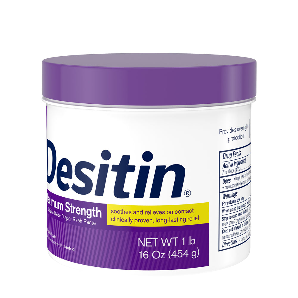 Desitin Maximum Strength Diaper Rash Cream with Zinc Oxide, 16 oz