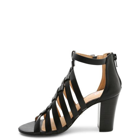 Women's Baxter Strappy Block Heel Sandals, Color: - Black