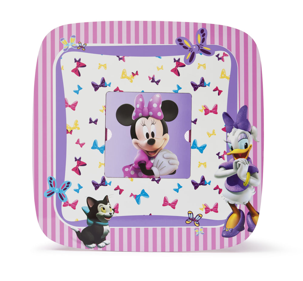 Disney Minnie Mouse Wood Kids Storage Table and Chairs Set by Delta Children