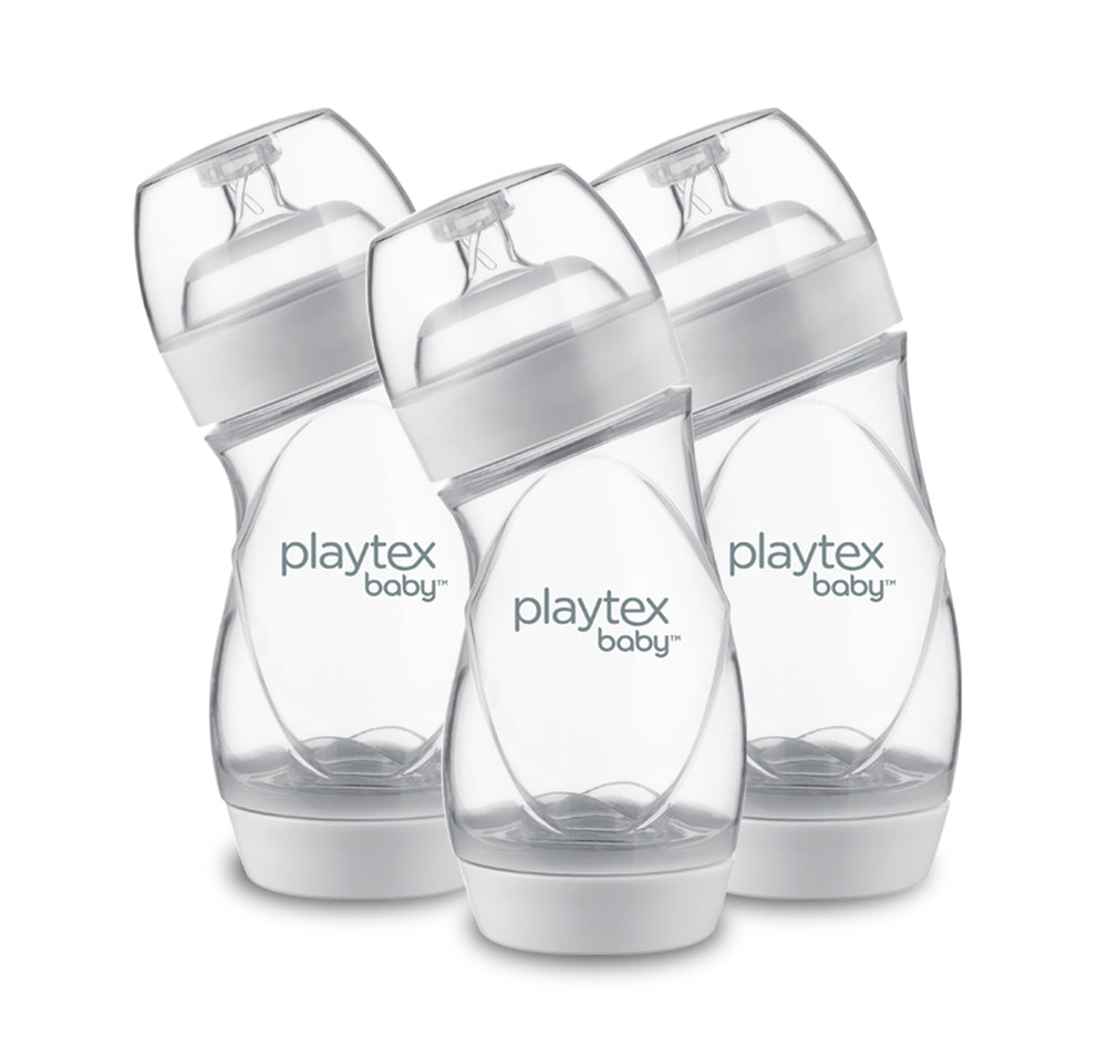 Playtex Baby VentAire Complete Tummy Comfort Baby Bottles, 9 oz, 3 pk