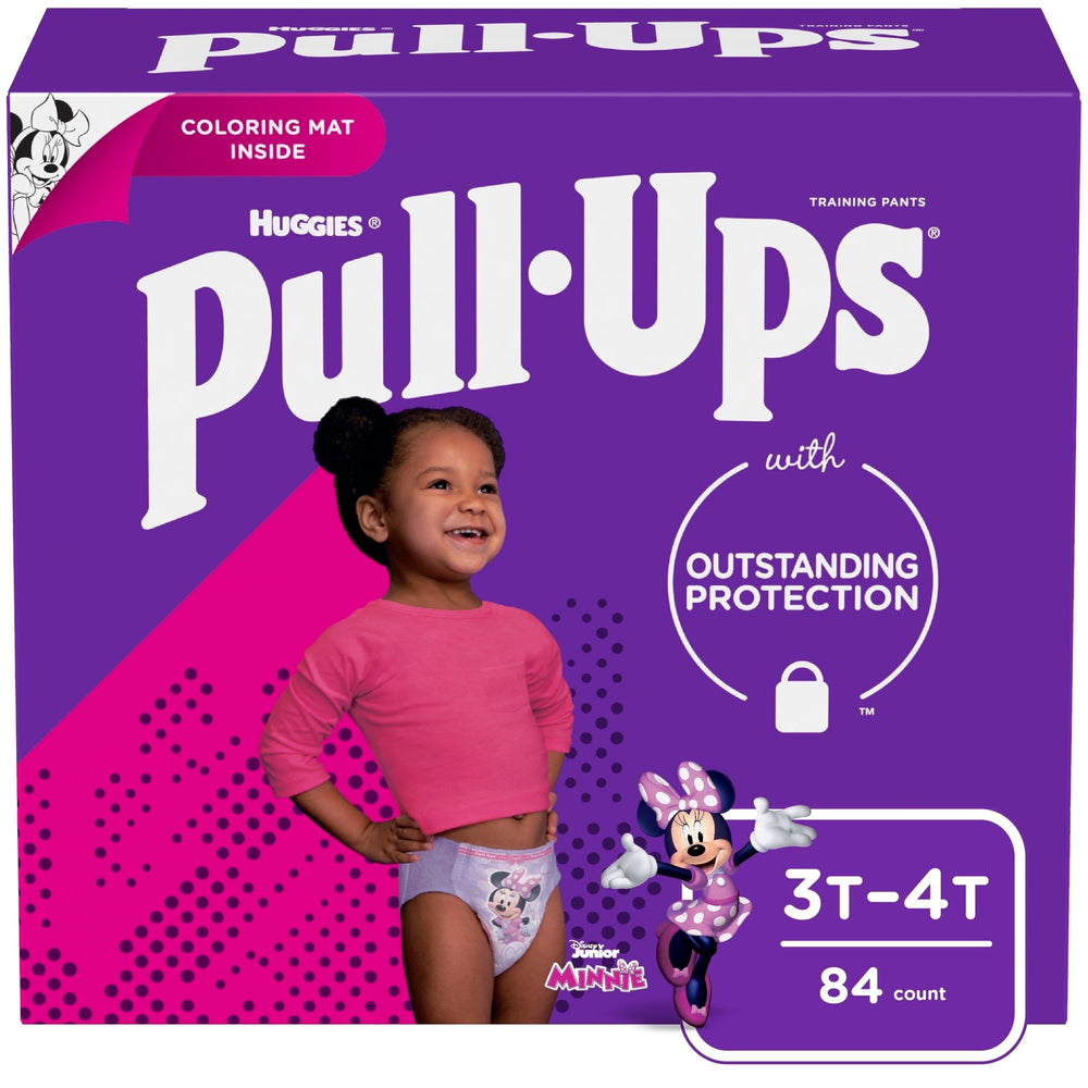 Pull-Ups Girls' Learning Designs Training Pants, 3T-4T, 84 Ct